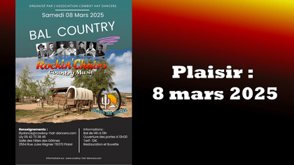 Prochain concert de Rockin' Chairs, groupe orchestre country