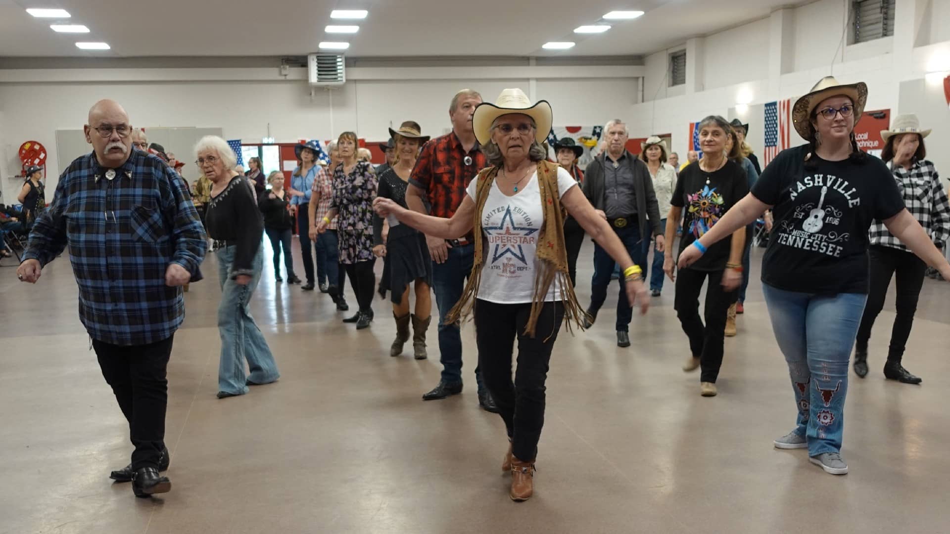 Rockin' Chairs chez les Cowboy Hat Dancers - Plaisir (78) - Photo Eric Caumes